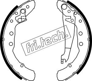 Комплект гальмівних колодок fri.tech. 1016.021