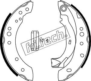 Комплект гальмівних колодок fri.tech. 1022.036