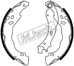 Комплект гальмівних колодок fri.tech. 1022.037