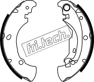 Stabdžių trinkelių komplektas fri.tech. 1034.100