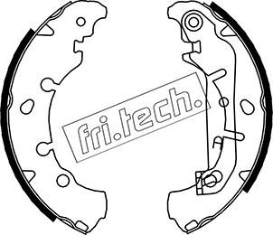 Stabdžių trinkelių komplektas fri.tech. 1040.149