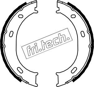 Stabdžių trinkelių komplektas, stovėjimo stabdis fri.tech. 1052.126