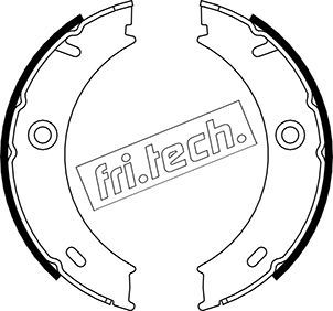 Brake Shoe Set, parking brake fri.tech. 1052.127