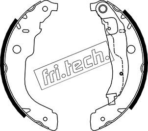 Комплект гальмівних колодок fri.tech. 1079.196