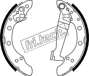 Brake Shoe Set fri.tech. 1124.274