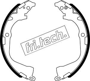 Stabdžių trinkelių komplektas fri.tech. 1124.290
