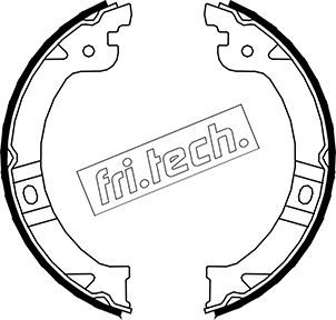 Комплект гальмівних колодок, стоянкове гальмо fri.tech. 1023.002