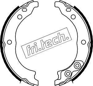 Комплект гальмівних колодок, стоянкове гальмо fri.tech. 1034.113