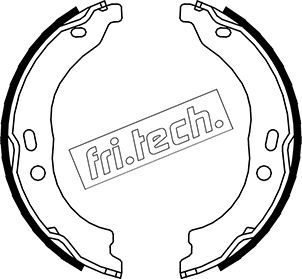 Комплект гальмівних колодок, стоянкове гальмо fri.tech. 1034.118