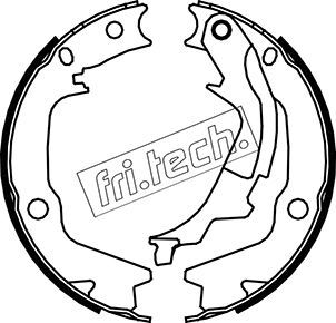 Комплект гальмівних колодок, стоянкове гальмо fri.tech. 1046.222