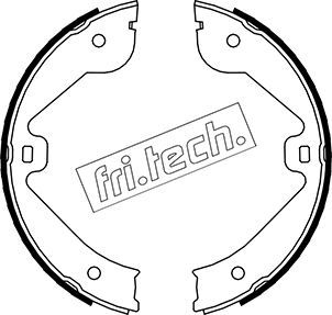 Brake Shoe Set, parking brake fri.tech. 1052.131