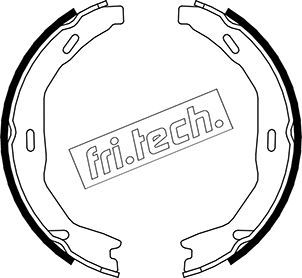 Brake Shoe Set, parking brake fri.tech. 1052.132