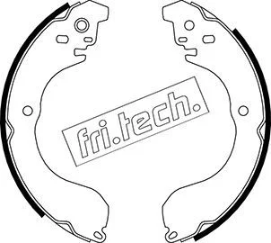 Stabdžių trinkelių komplektas fri.tech. 1067.199