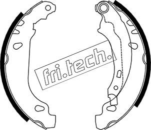 Комплект гальмівних колодок fri.tech. 1079.191