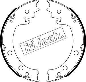 Brake Shoe Set, parking brake fri.tech. 1111.253