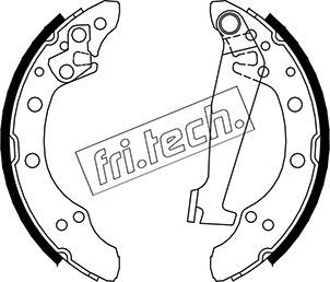 Brake Shoe Set fri.tech. 1124.284