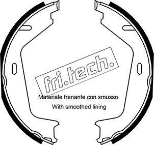 Brake Shoe Set, parking brake fri.tech. 1127.275