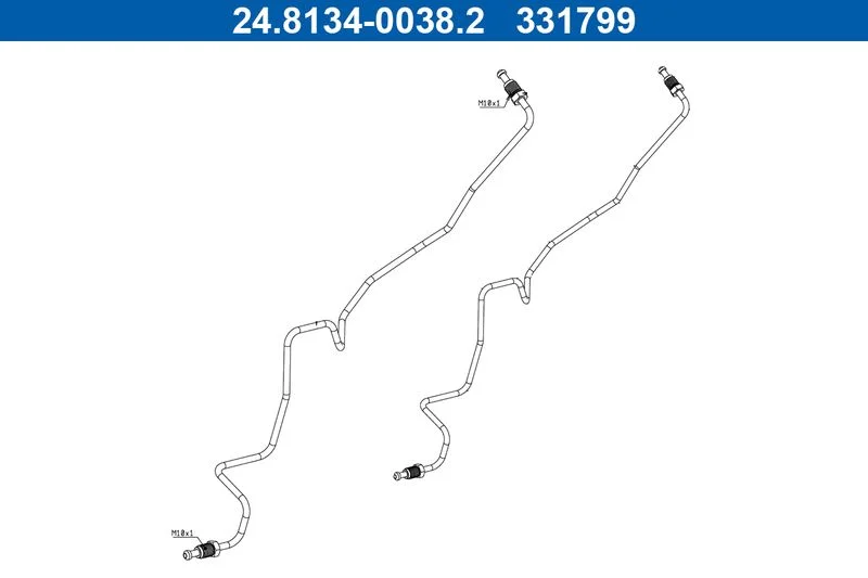 Stabdžių žarnelės ATE 24.8134-0038.2