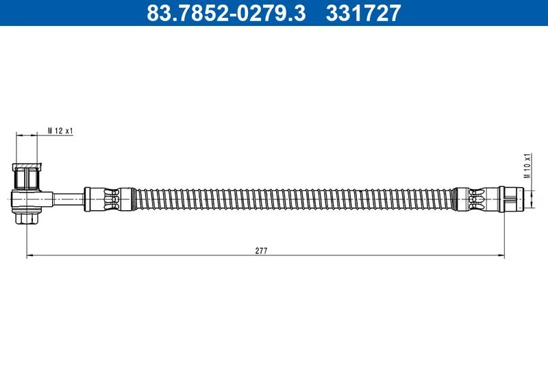 Stabdžių žarnelė ate 83.7852-0279.3