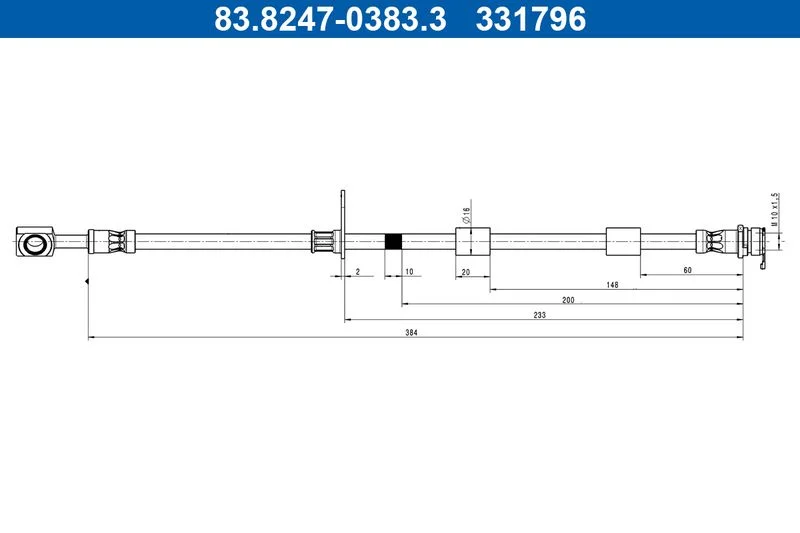 Stabdžių žarnelė ATE 83.8247-0383.3