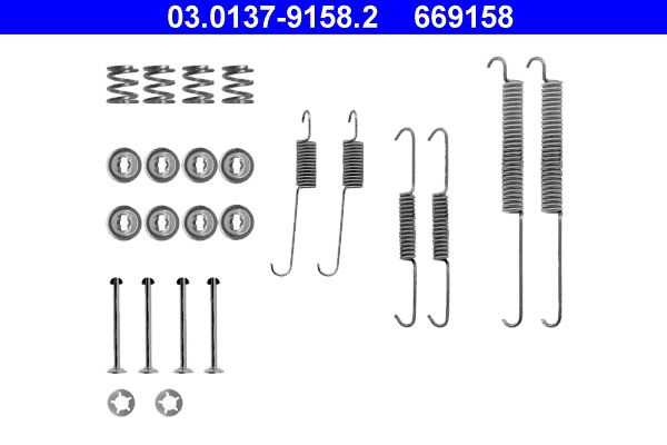 Accessory Kit, brake shoes ATE 03.0137-9158.2