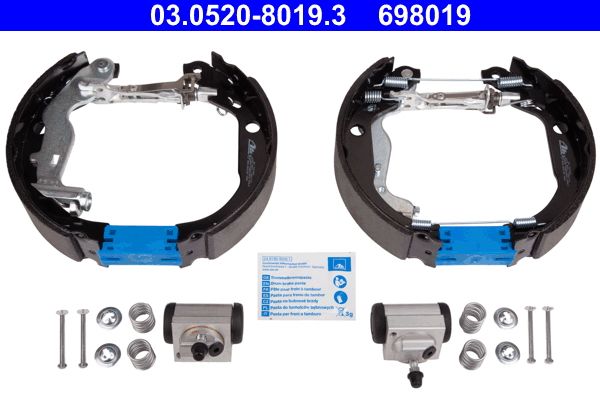 Set kočionih pločica ATE 03.0520-8019.3