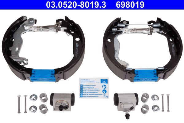 Комплект гальмівних колодок ATE 03.0520-8019.3