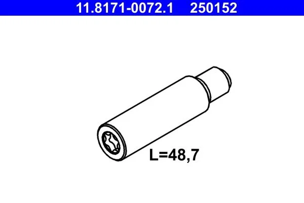 Kreipiantysis varžtas, stabdžių apkaba ATE 11.8171-0072.1