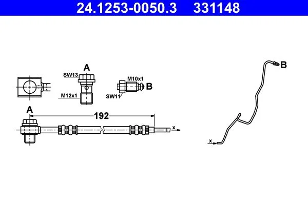 Stabdžių žarnelė ATE 24.1253-0050.3