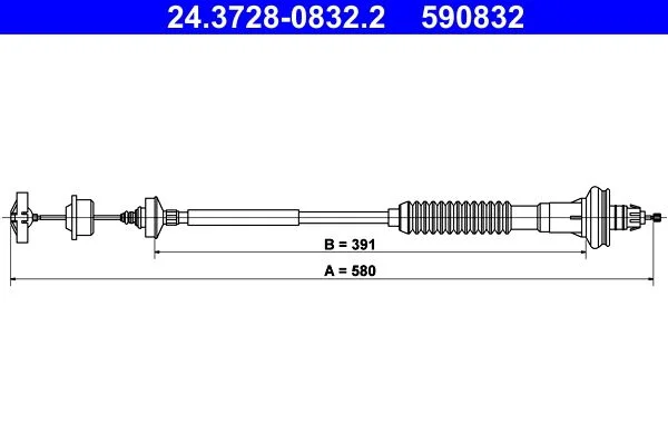 Sankabos trosas ATE 24.3728-0832.2