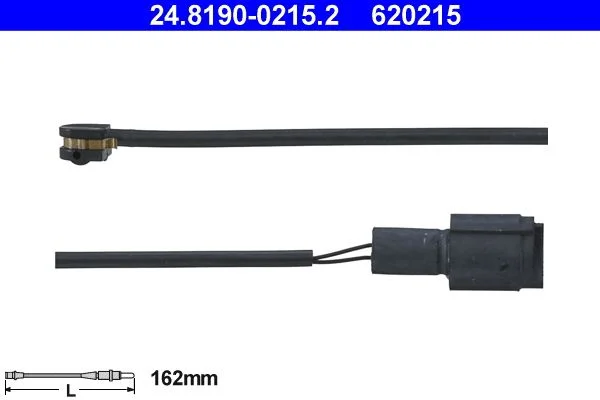 Įspėjimo kontaktas, stabdžių trinkelių susidėvėjimas ATE 24.8190-0215.2
