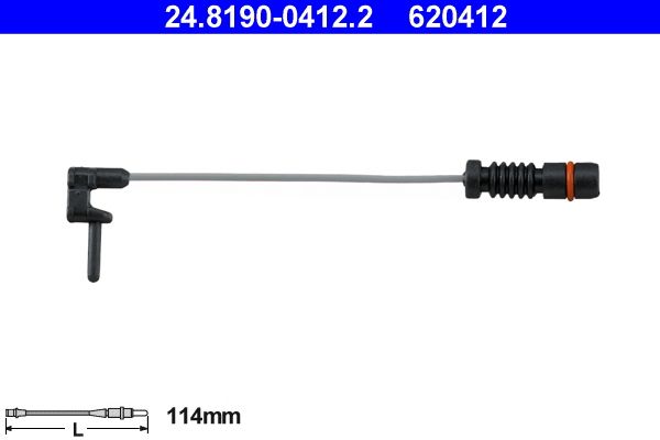 Warning Contact, brake pad wear ATE 24.8190-0412.2