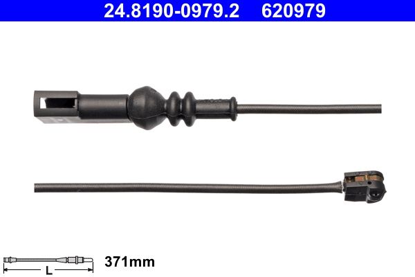 Конт. попер. сигналу, знос гальм. накл. ATE 24.8190-0979.2