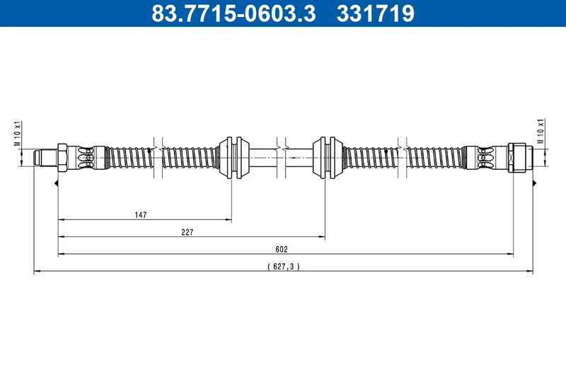 Stabdžių žarnelė ATE 83.7715-0603.3