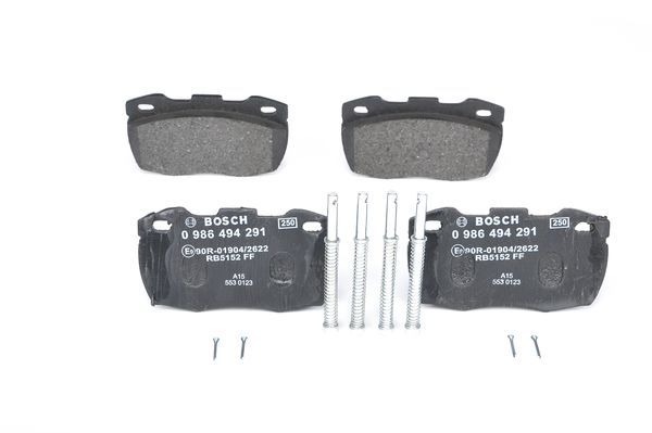 Brake Pad Set, disc brake BOSCH 0 986 494 291