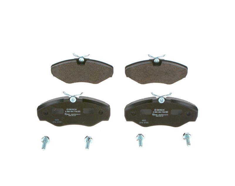 Brake Pad Set, disc brake BOSCH 0 986 494 730