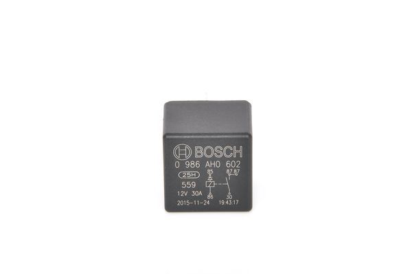 Relė, pagrindinė srovė BOSCH 0 986 AH0 602