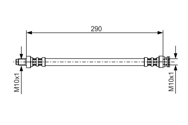 Brake Hose BOSCH 1 987 476 688