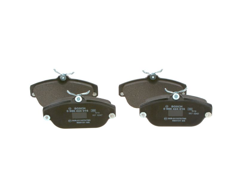 Brake Pad Set, disc brake BOSCH 0986424016