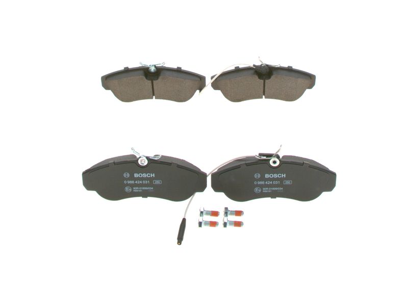 Brake Pad Set, disc brake BOSCH 0 986 424 031