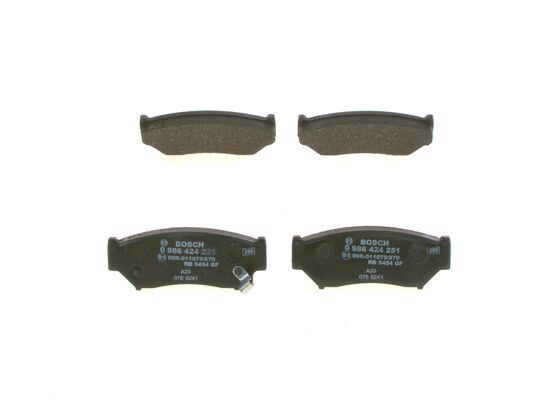 Brake Pad Set, disc brake BOSCH 0 986 424 251