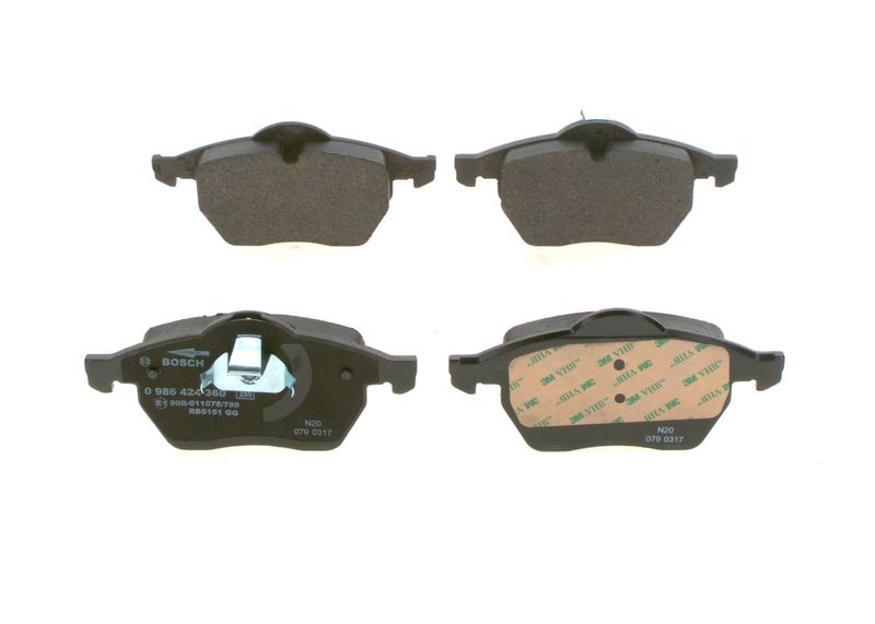 Brake Pad Set, disc brake BOSCH 0 986 424 360