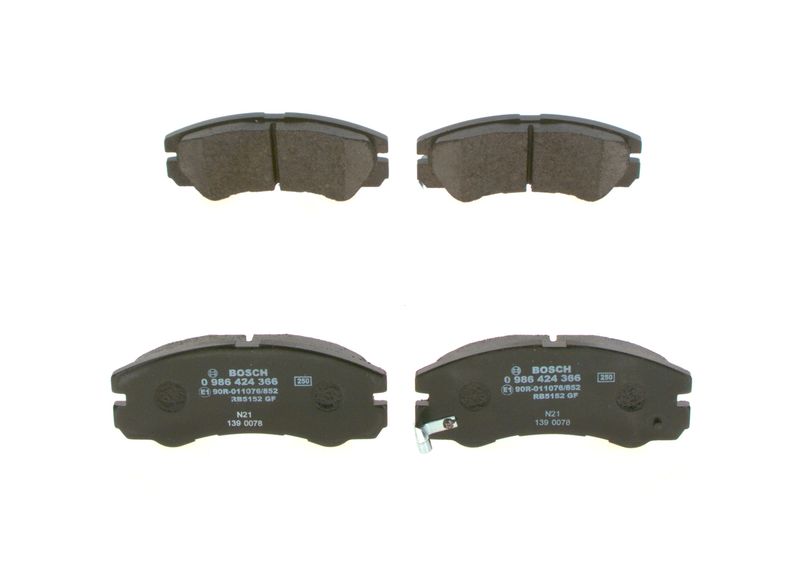 Brake Pad Set, disc brake BOSCH 0 986 424 366