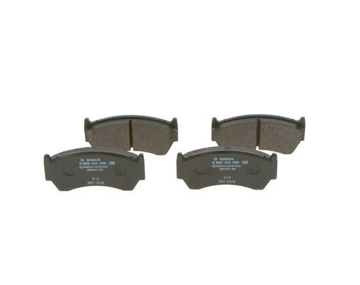 Brake Pad Set, disc brake BOSCH 0986424369