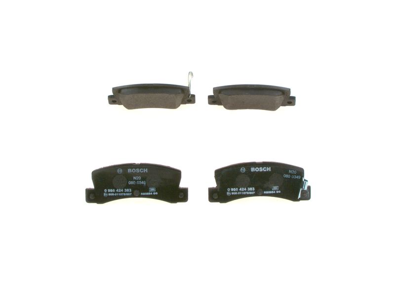 Brake Pad Set, disc brake BOSCH 0 986 424 383