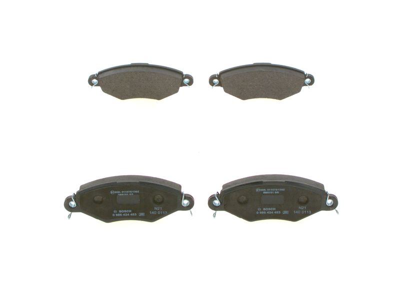 Brake Pad Set, disc brake BOSCH 0 986 424 453