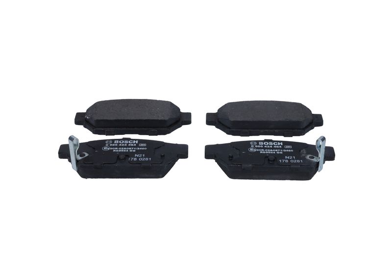 Brake Pad Set, disc brake BOSCH 0986424464