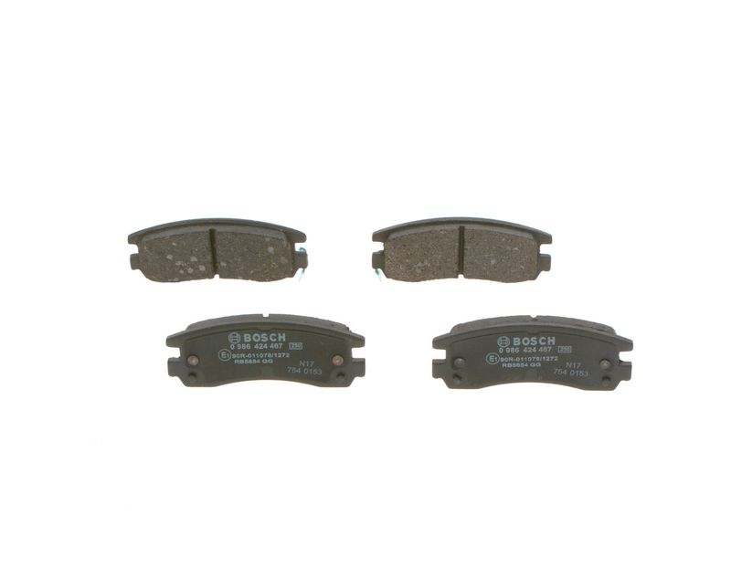 Brake Pad Set, disc brake BOSCH 0986424467