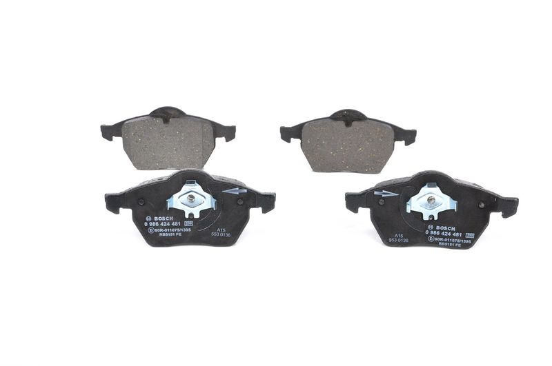 Brake Pad Set, disc brake BOSCH 0 986 424 481