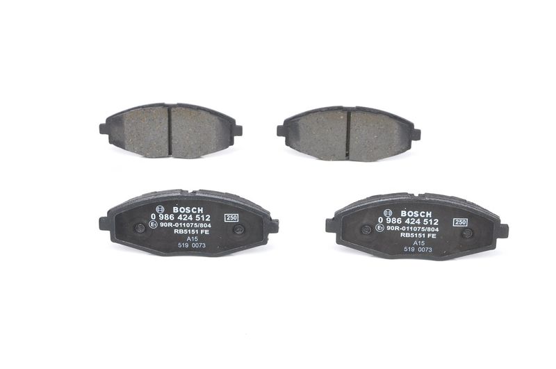 Brake Pad Set, disc brake BOSCH 0 986 424 512